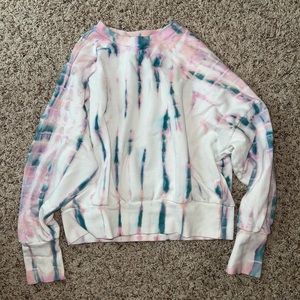 Old Navy Cropped Tie Dye Crewneck